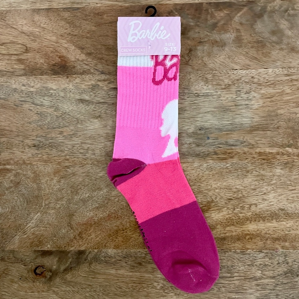 5/$20 NEW Adult Barbie Silhouette Socks